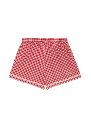 Bobbie shorts Red Checks Sissel Edelbo 